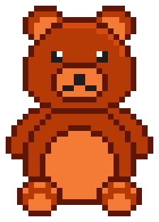 像素画_百格画_积木画_格子画_钻石画_拼豆豆_熊熊