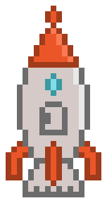 像素画_百格画_积木画_格子画_钻石画_拼豆豆_火箭玩具