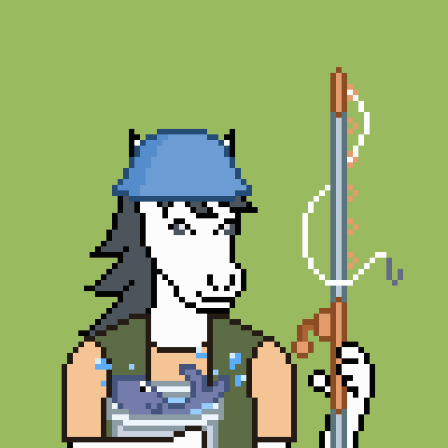 像素画_百格画_积木画_格子画_钻石画_拼豆豆_垂钓马