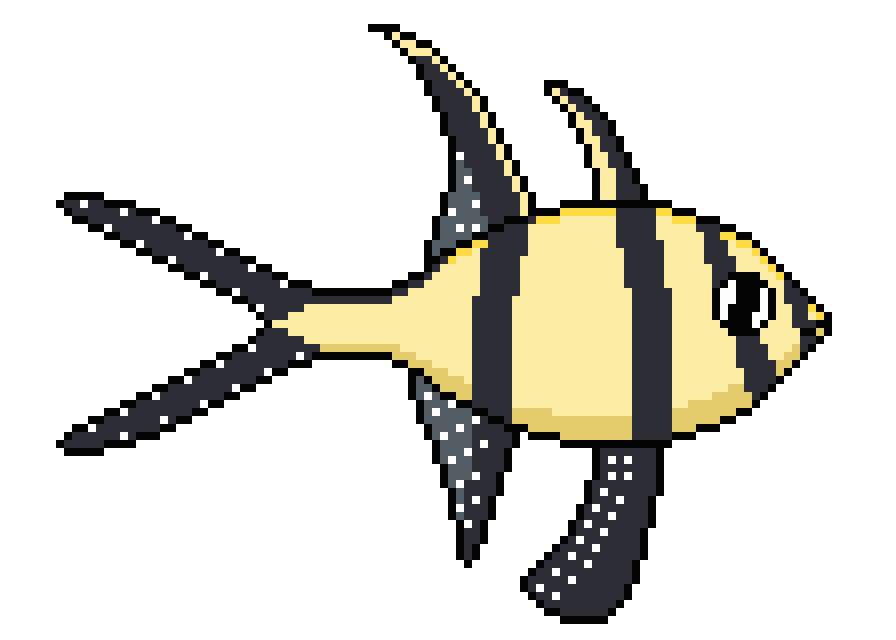 像素画_百格画_积木画_格子画_钻石画_拼豆豆_巴黎天使鱼