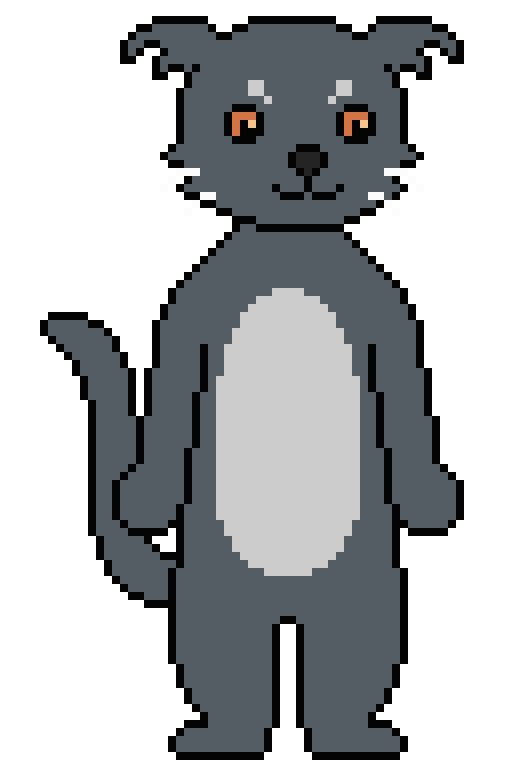 像素画_百格画_积木画_格子画_钻石画_拼豆豆_熊狸