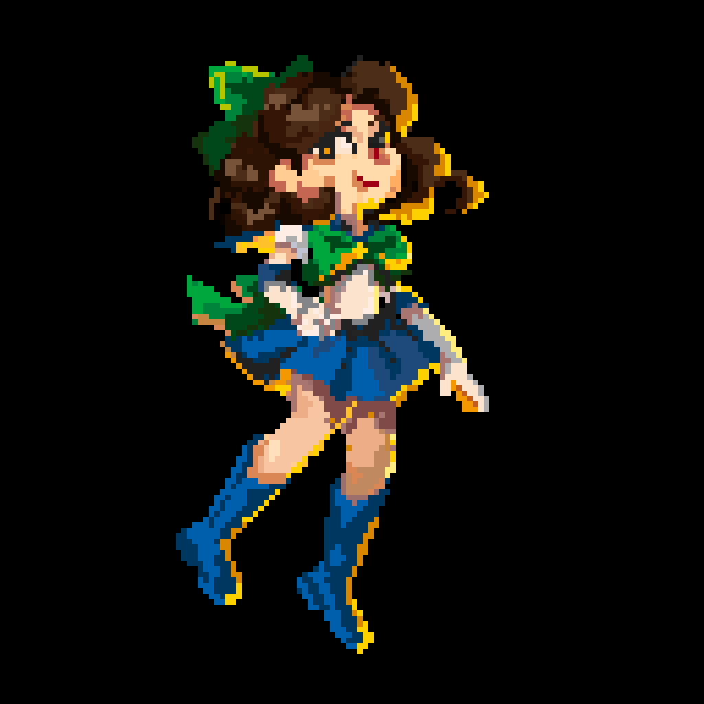 像素画_百格画_积木画_格子画_钻石画_拼豆豆_美少女