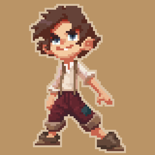 像素画_百格画_积木画_格子画_钻石画_拼豆豆_练习001