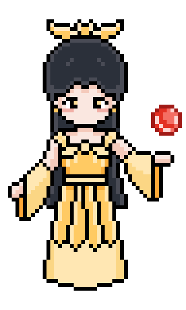 像素画_百格画_积木画_格子画_钻石画_拼豆豆_玉娟（五仙女）