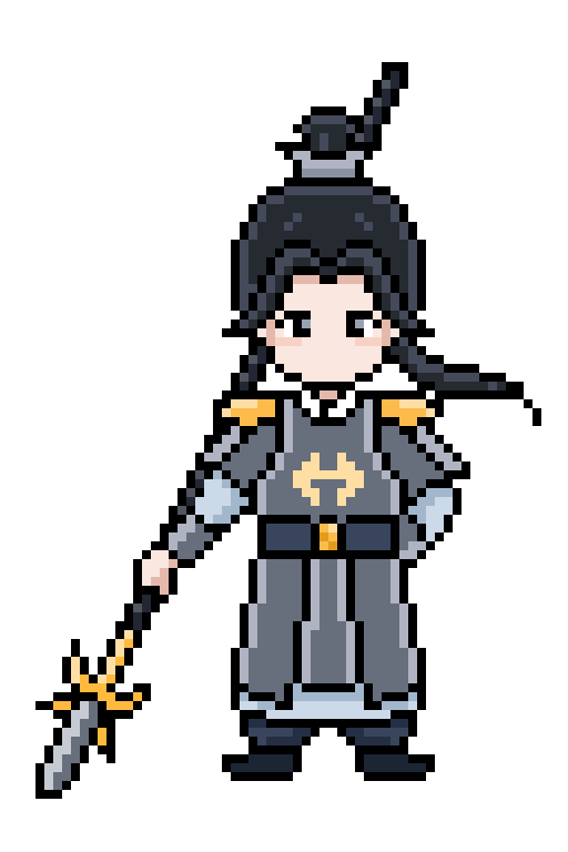 像素画_百格画_积木画_格子画_钻石画_拼豆豆_赵云