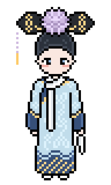 像素画_百格画_积木画_格子画_钻石画_拼豆豆_满族