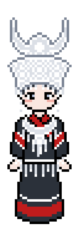 像素画_百格画_积木画_格子画_钻石画_拼豆豆_苗族