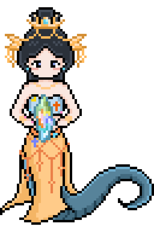 像素画_百格画_积木画_格子画_钻石画_拼豆豆_女娲