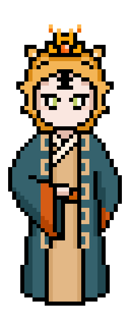 像素画_百格画_积木画_格子画_钻石画_拼豆豆_虎力大仙