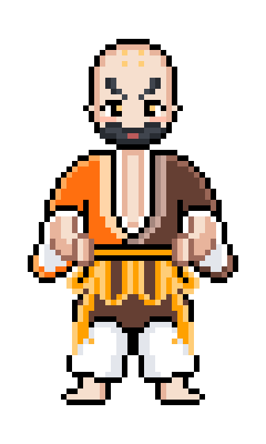 像素画_百格画_积木画_格子画_钻石画_拼豆豆_降龙罗汉