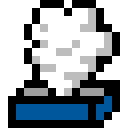 像素画_百格画_积木画_格子画_钻石画_拼豆豆_冒爱心的礼物