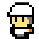 像素画_百格画_积木画_格子画_钻石画_拼豆豆_白帽子的运动员2