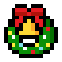 像素画_百格画_积木画_格子画_钻石画_拼豆豆_圣诞花圈