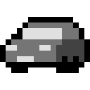 像素画_百格画_积木画_格子画_钻石画_拼豆豆_深灰色汽车