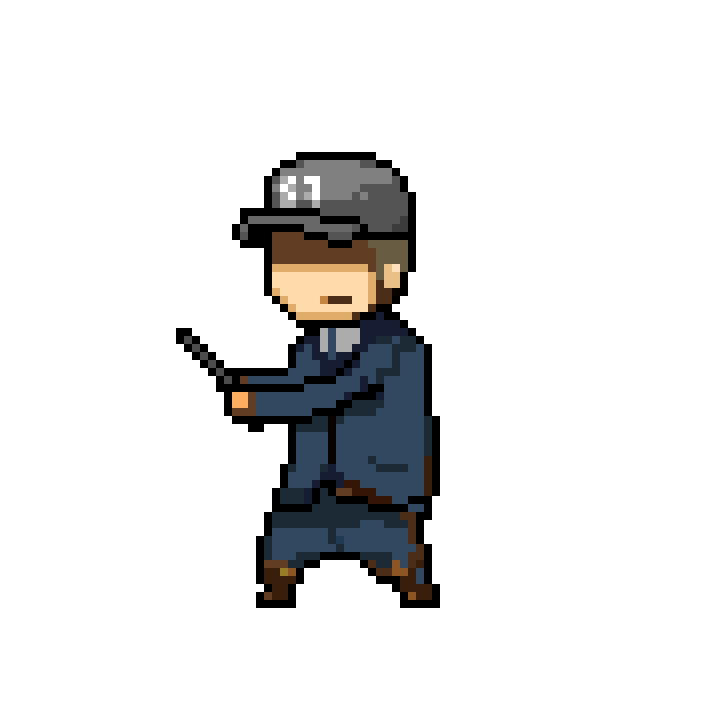 像素画_百格画_积木画_格子画_钻石画_拼豆豆_拿刀的特工