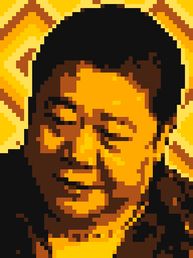 像素画_百格画_积木画_格子画_钻石画_拼豆豆_落叶归根