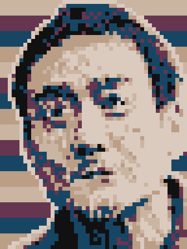 像素画_百格画_积木画_格子画_钻石画_拼豆豆_我爱你！