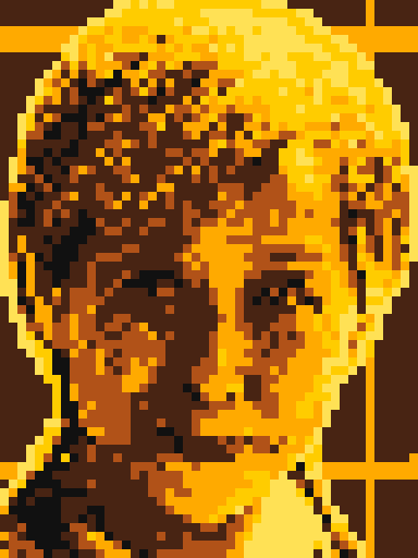 像素画_百格画_积木画_格子画_钻石画_拼豆豆_我爱你!