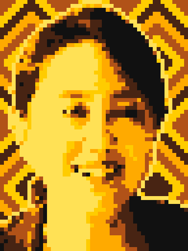 像素画_百格画_积木画_格子画_钻石画_拼豆豆_送你一朵小红花