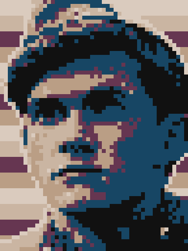 像素画_百格画_积木画_格子画_钻石画_拼豆豆_浴火鸟