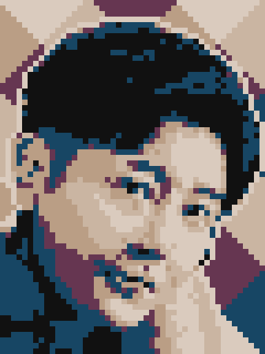 像素画_百格画_积木画_格子画_钻石画_拼豆豆_囧妈