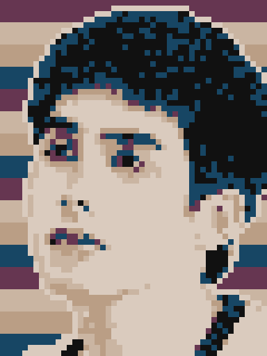 像素画_百格画_积木画_格子画_钻石画_拼豆豆_念念相忘