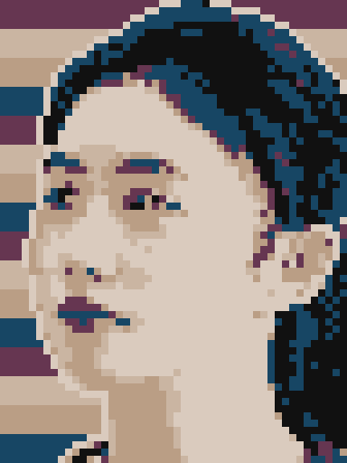 像素画_百格画_积木画_格子画_钻石画_拼豆豆_念念相忘