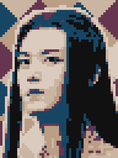 像素画_百格画_积木画_格子画_钻石画_拼豆豆_茅子俊