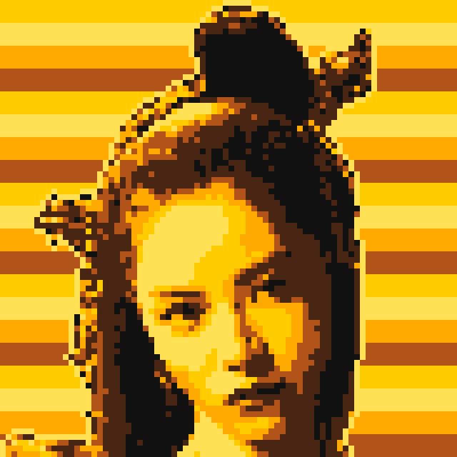 像素画_百格画_积木画_格子画_钻石画_拼豆豆_钟楚曦