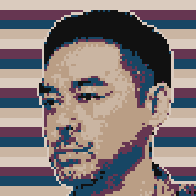 像素画_百格画_积木画_格子画_钻石画_拼豆豆_刘青云