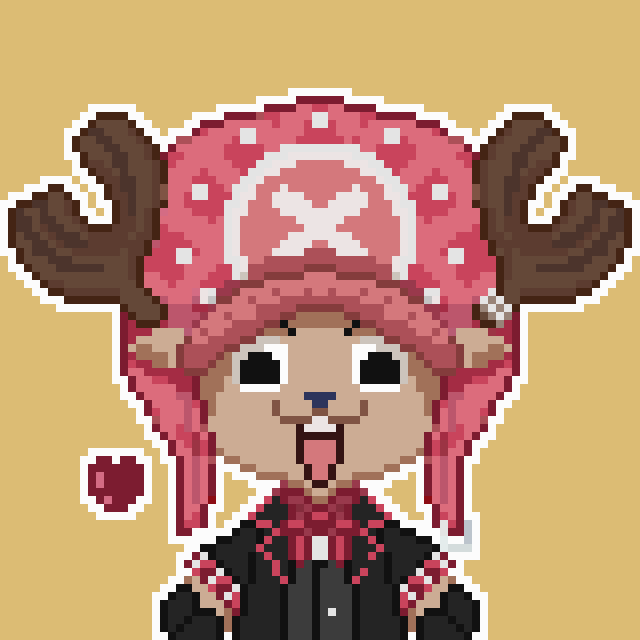 像素画_百格画_积木画_格子画_钻石画_拼豆豆_乔巴