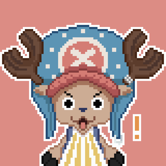 像素画_百格画_积木画_格子画_钻石画_拼豆豆_乔巴