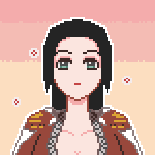 像素画_百格画_积木画_格子画_钻石画_拼豆豆_女帝