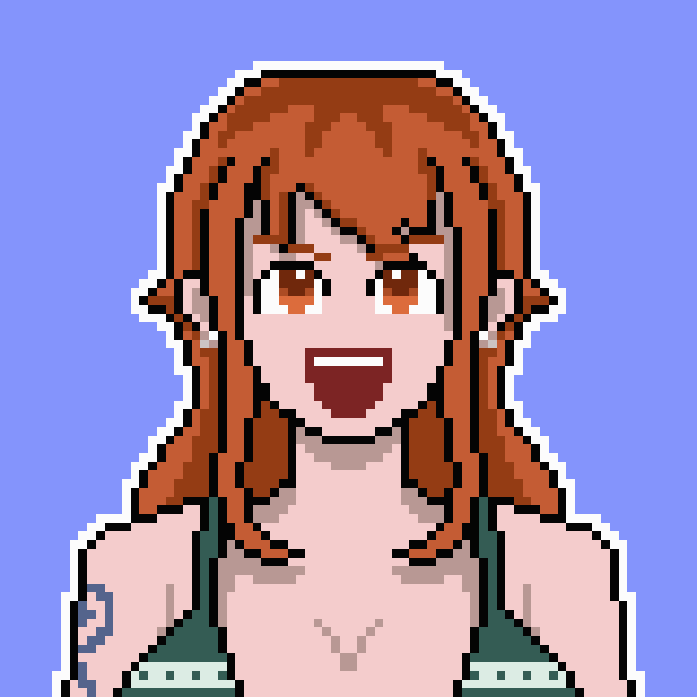 像素画_百格画_积木画_格子画_钻石画_拼豆豆_娜美