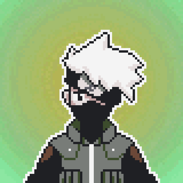 像素画_百格画_积木画_格子画_钻石画_拼豆豆_卡卡西