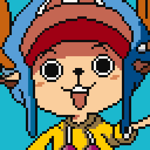 像素画_百格画_积木画_格子画_钻石画_拼豆豆_乔巴