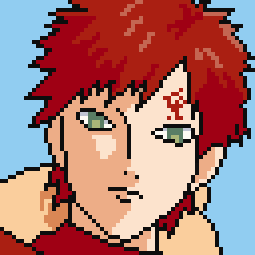 像素画_百格画_积木画_格子画_钻石画_拼豆豆_我爱罗