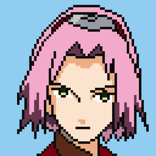 像素画_百格画_积木画_格子画_钻石画_拼豆豆_小樱