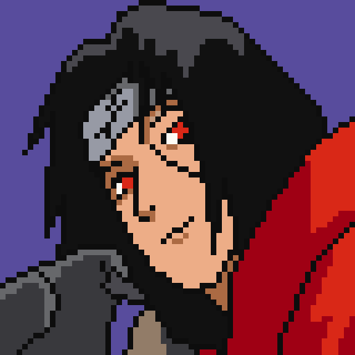 像素画_百格画_积木画_格子画_钻石画_拼豆豆_宇智波鼬