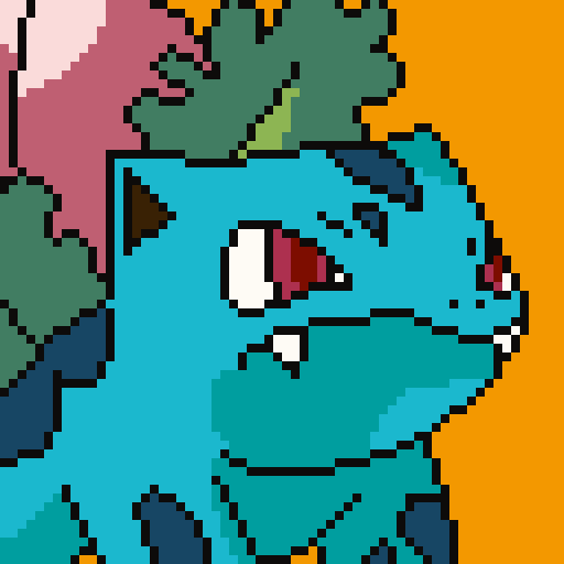 像素画_百格画_积木画_格子画_钻石画_拼豆豆_妙蛙种子