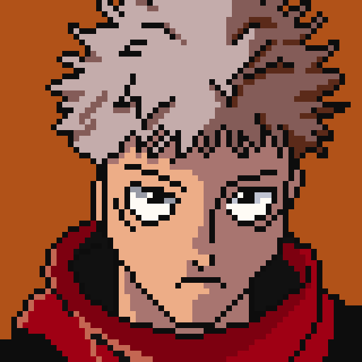 像素画_百格画_积木画_格子画_钻石画_拼豆豆_虎杖悠仁