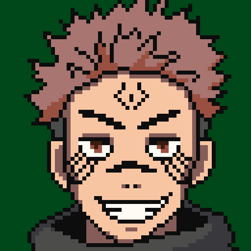 像素画_百格画_积木画_格子画_钻石画_拼豆豆_两面宿傩