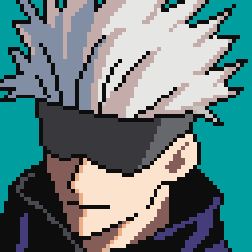 像素画_百格画_积木画_格子画_钻石画_拼豆豆_五条悟