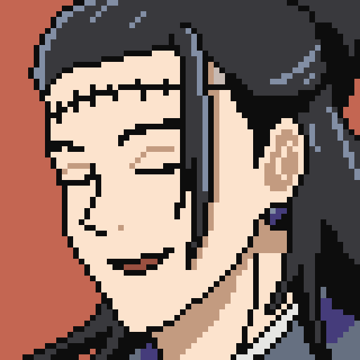 像素画_百格画_积木画_格子画_钻石画_拼豆豆_夏油杰