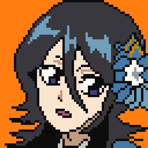 像素画_百格画_积木画_格子画_钻石画_拼豆豆_朽木露琪亚