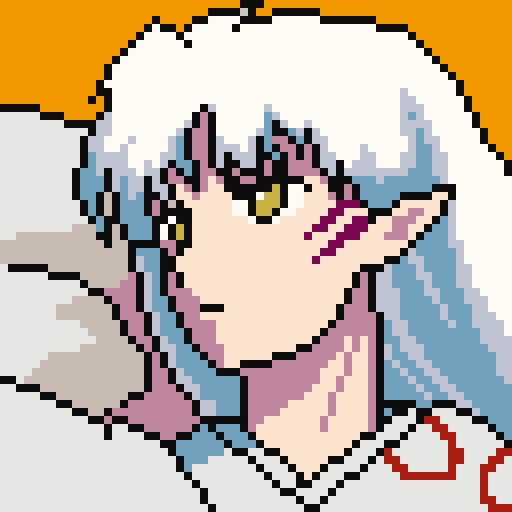 像素画_百格画_积木画_格子画_钻石画_拼豆豆_杀生丸