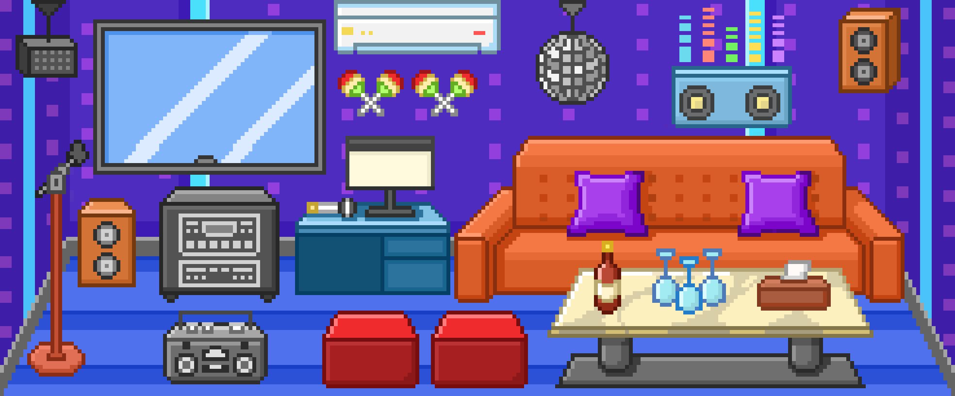 像素画_百格画_积木画_格子画_钻石画_拼豆豆_走去KTV唱歌呗